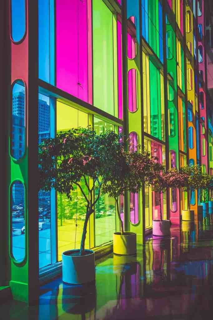 weird stock photos colorful window view