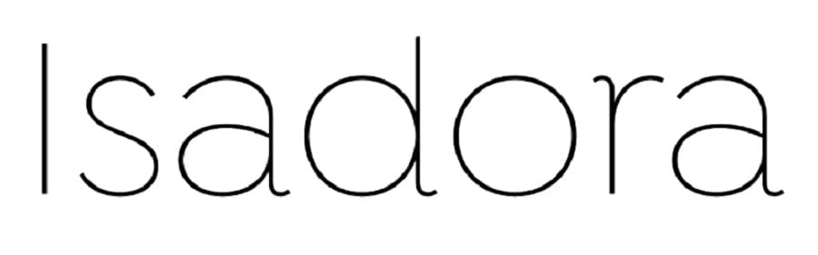 isadora font screenshot for best fonts for header