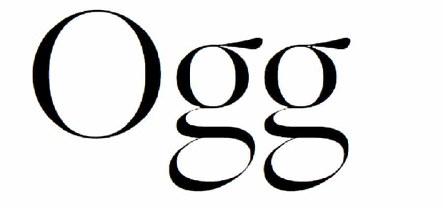 most popular serif fonts ogg screenshot
