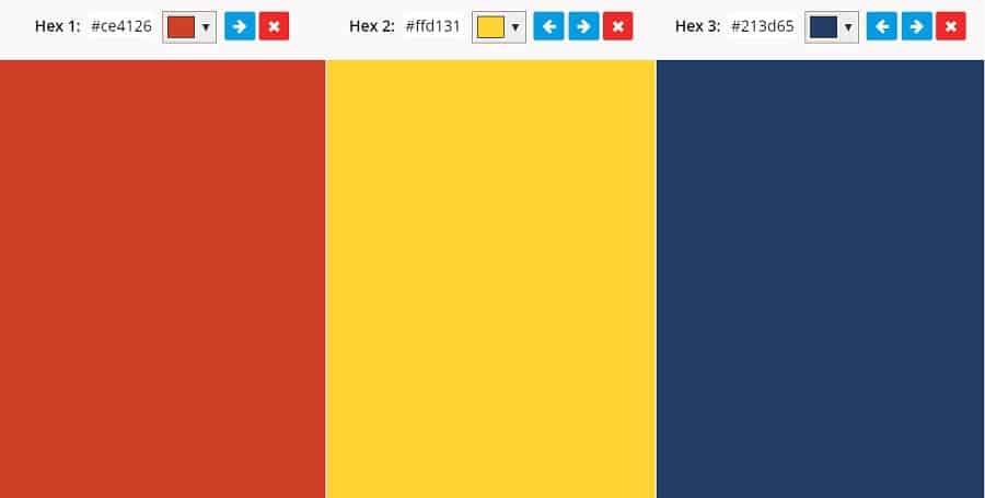 best color schemes for websites example storming crab hex codes