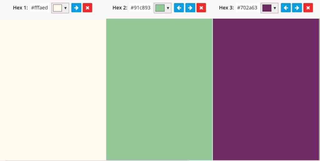 best color schemes for websites example tasty basics hex codes