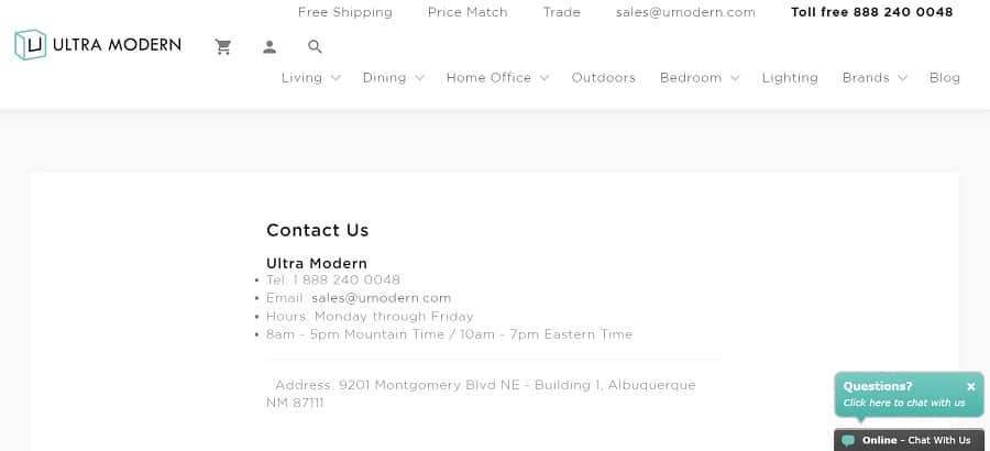 best contact page design example ultra modern